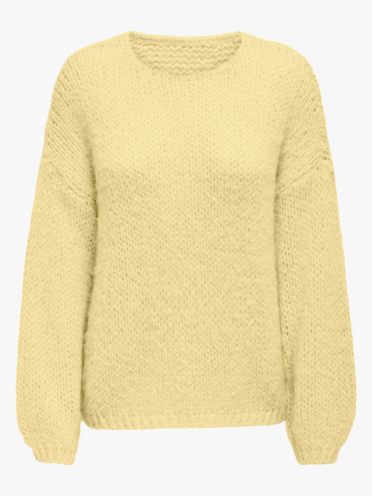 Only Nordic Life Long Sleeve O-Neck Knit French Vanilla