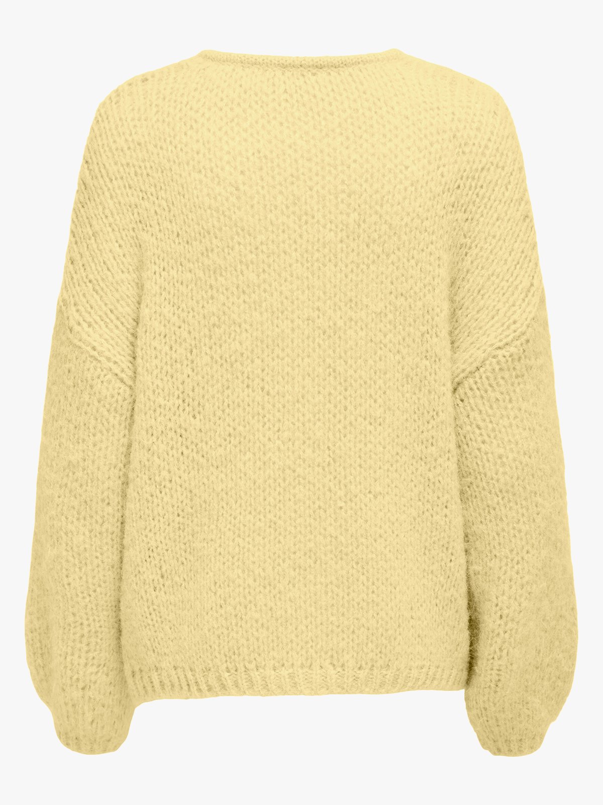 Only Nordic Life Long Sleeve O-Neck Knit French Vanilla