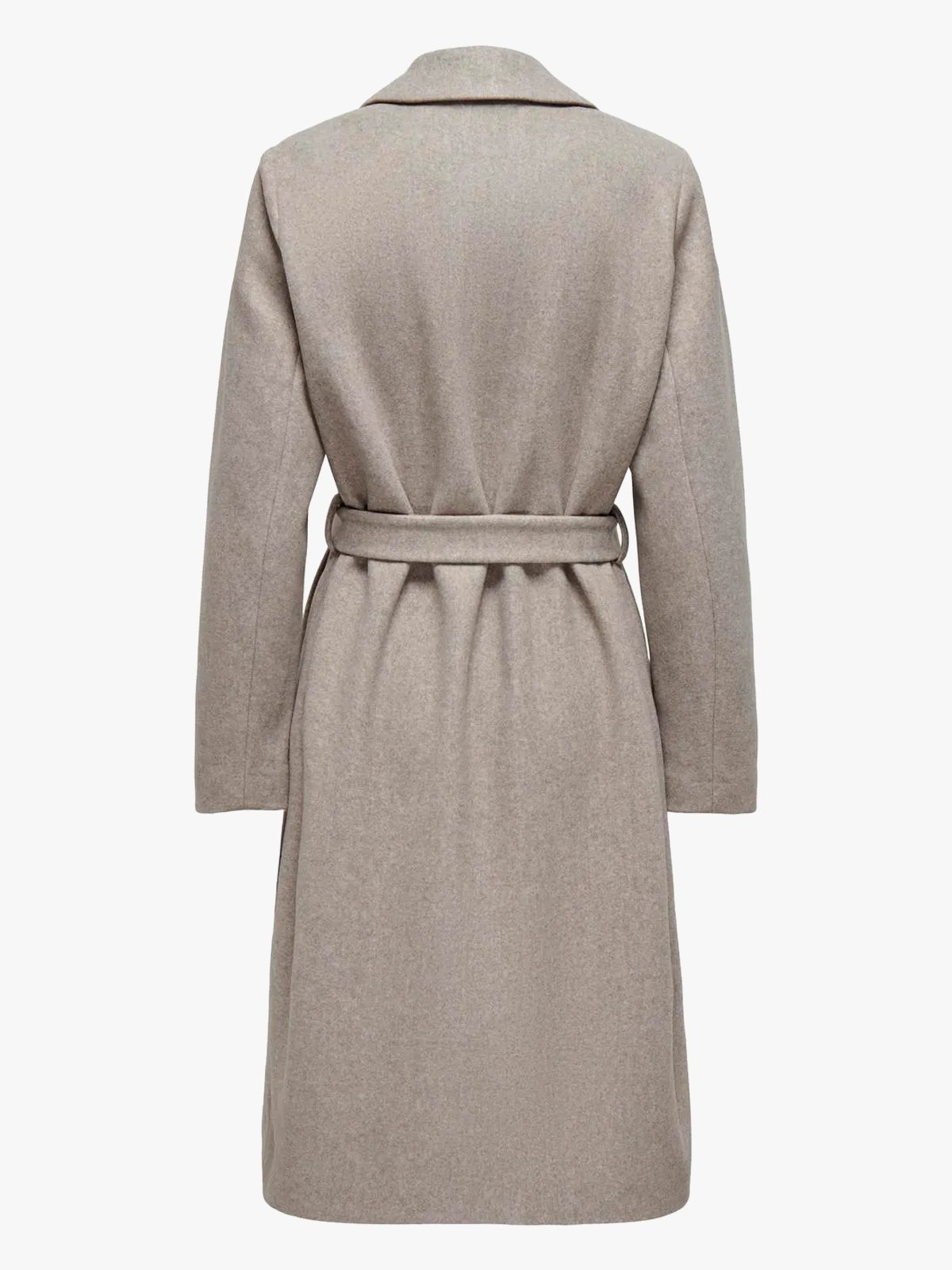 Only Alvilda Life Wrap Coat Simply Taupe Melange