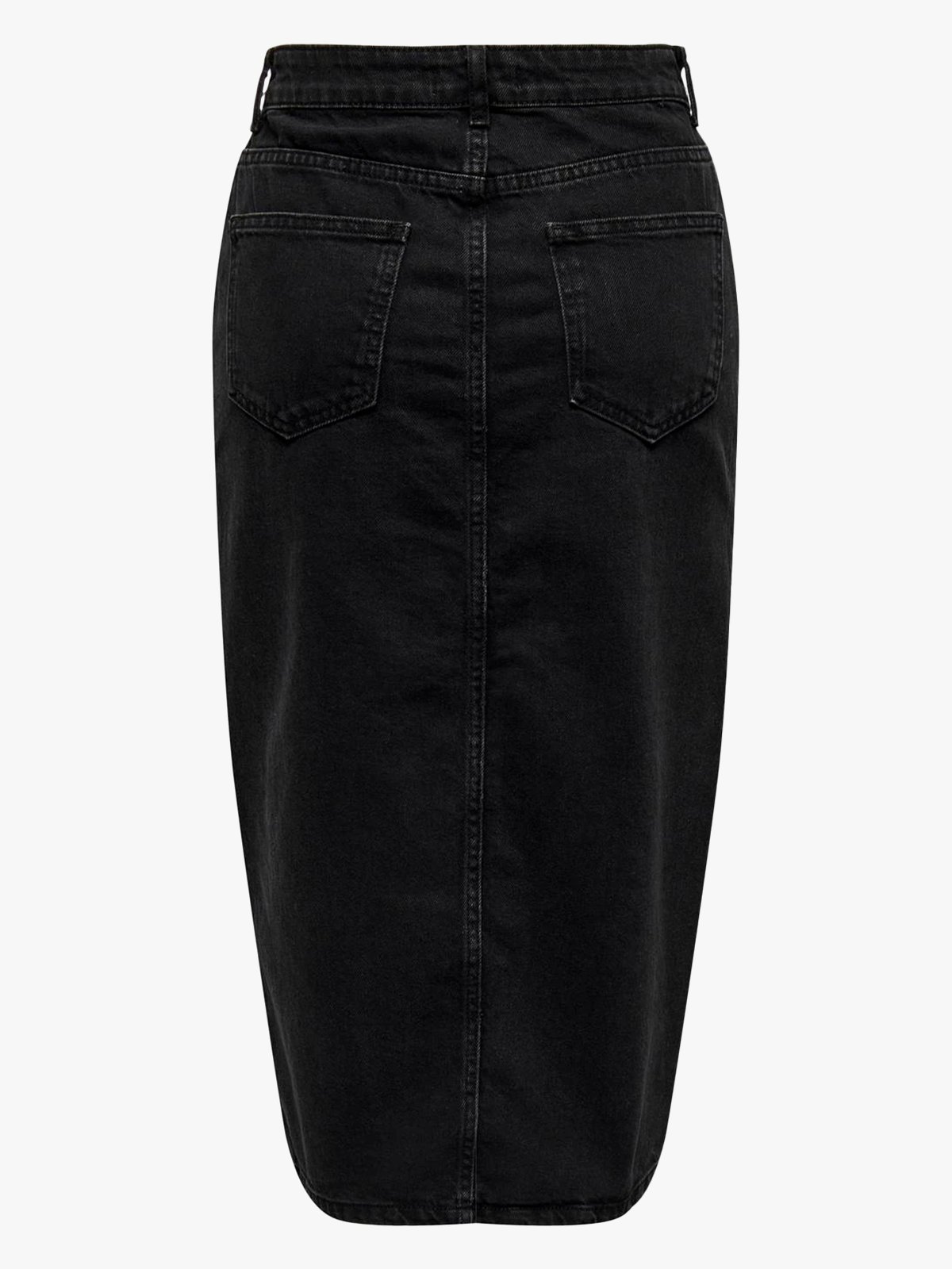 Only Bianca Midi Skirt Denim Washed Black