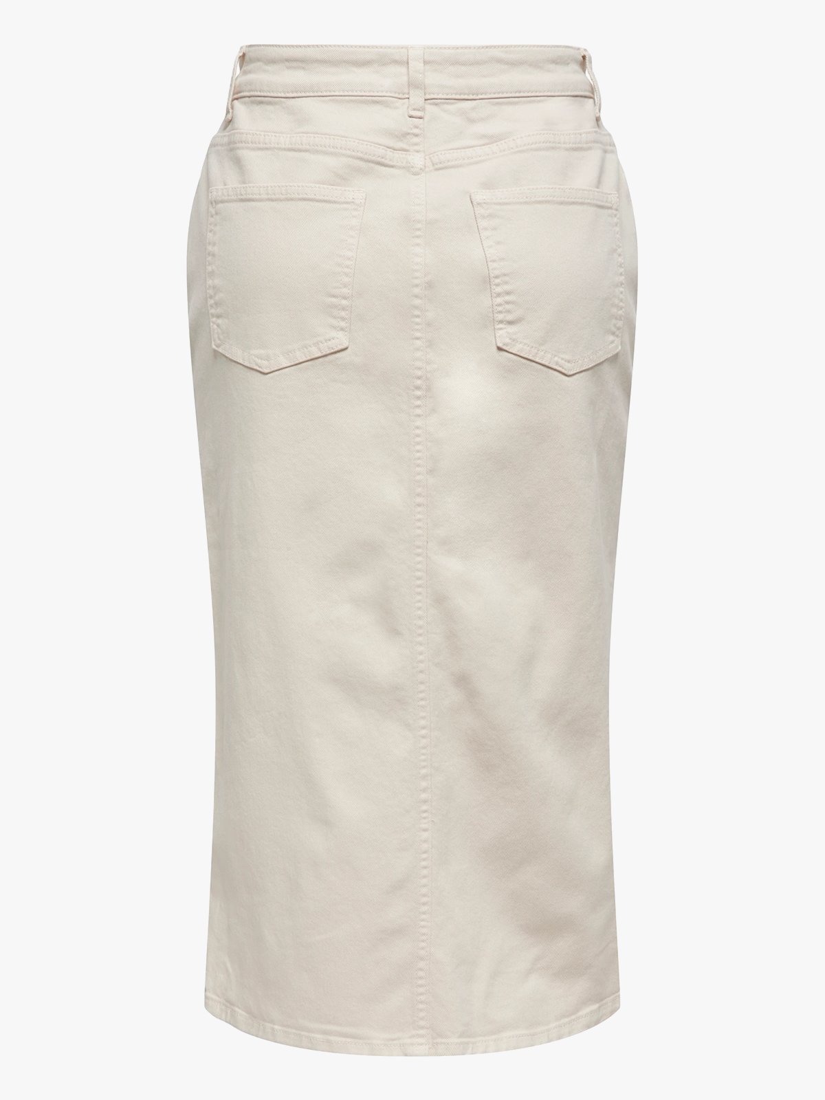 Only Bianca Midi Skirt Denim Ecru