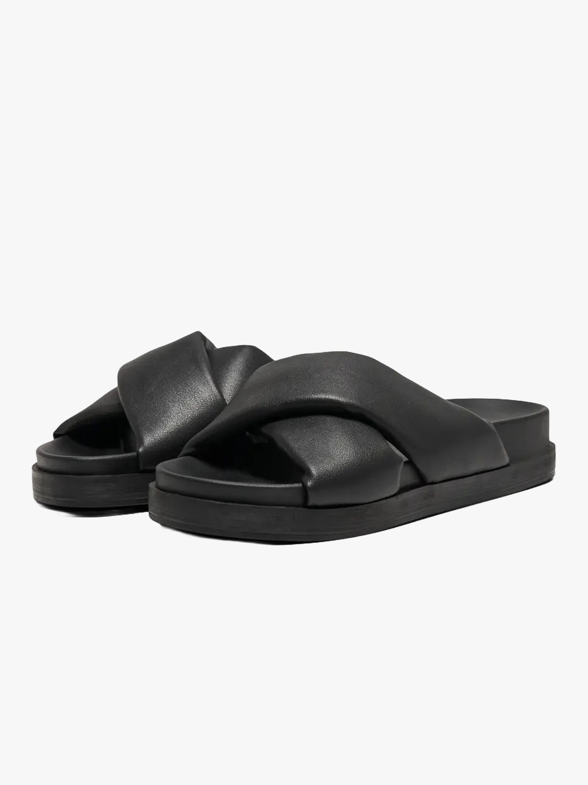 Only Minnie-12 Cross Strap Sandal Black