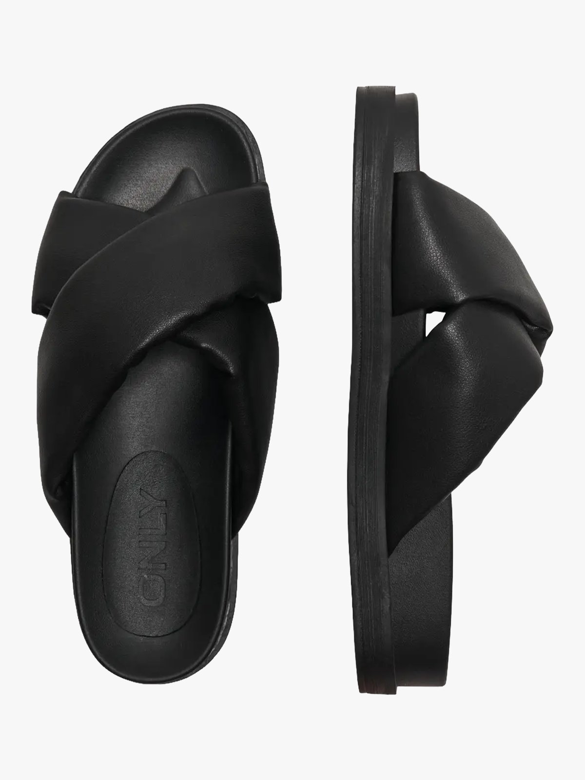 Only Minnie-12 Cross Strap Sandal Black