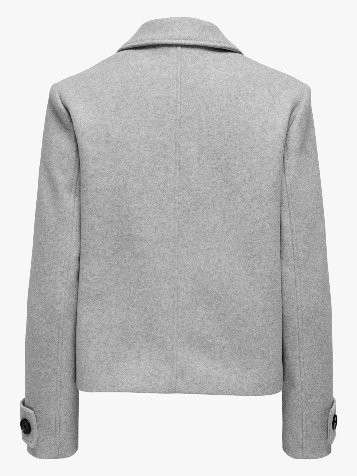 Only Freja Life Short DB Jacket Light Grey Melange