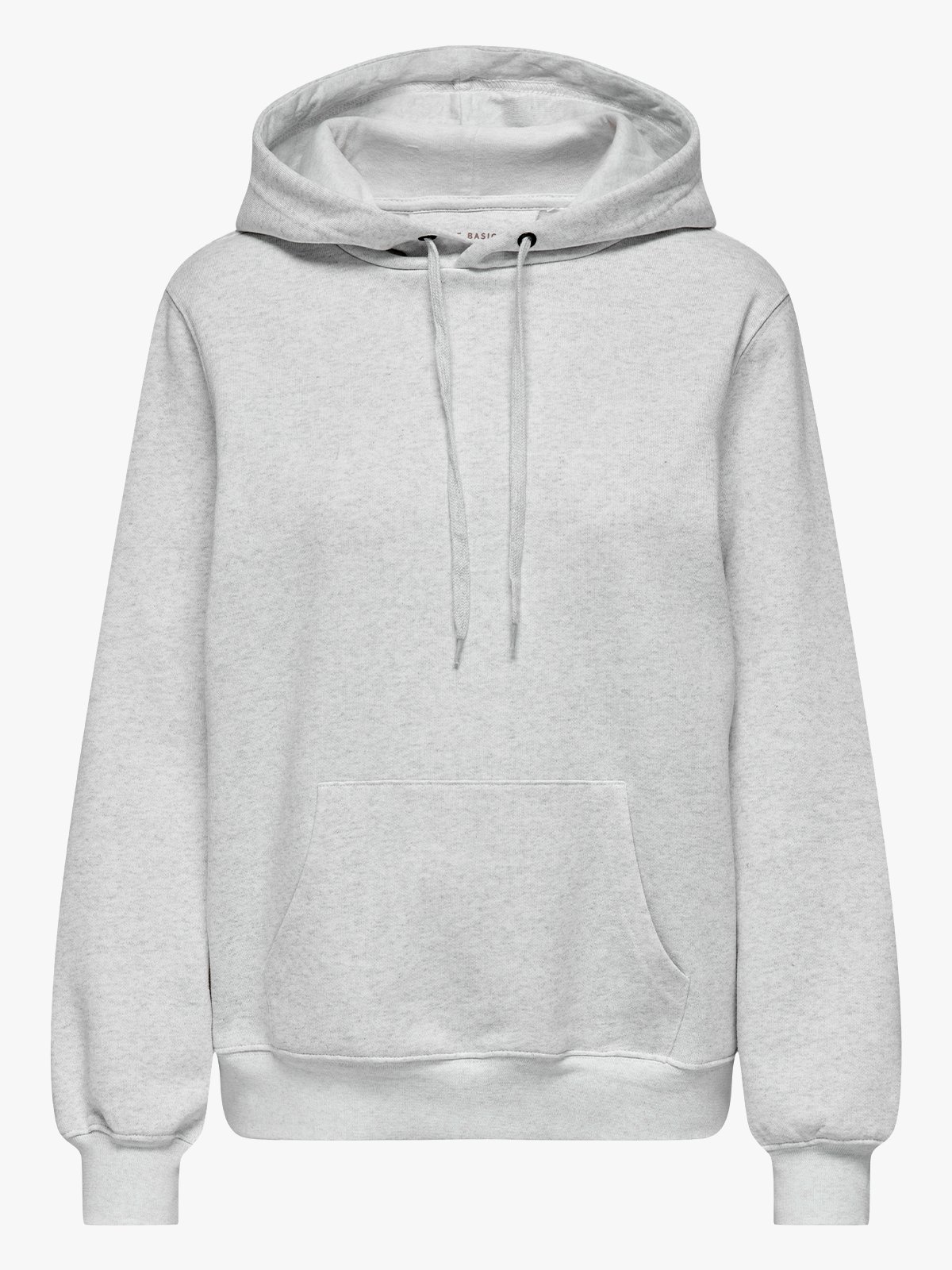 Only Daze Long Sleeve Hood Sweat Light Grey Melange