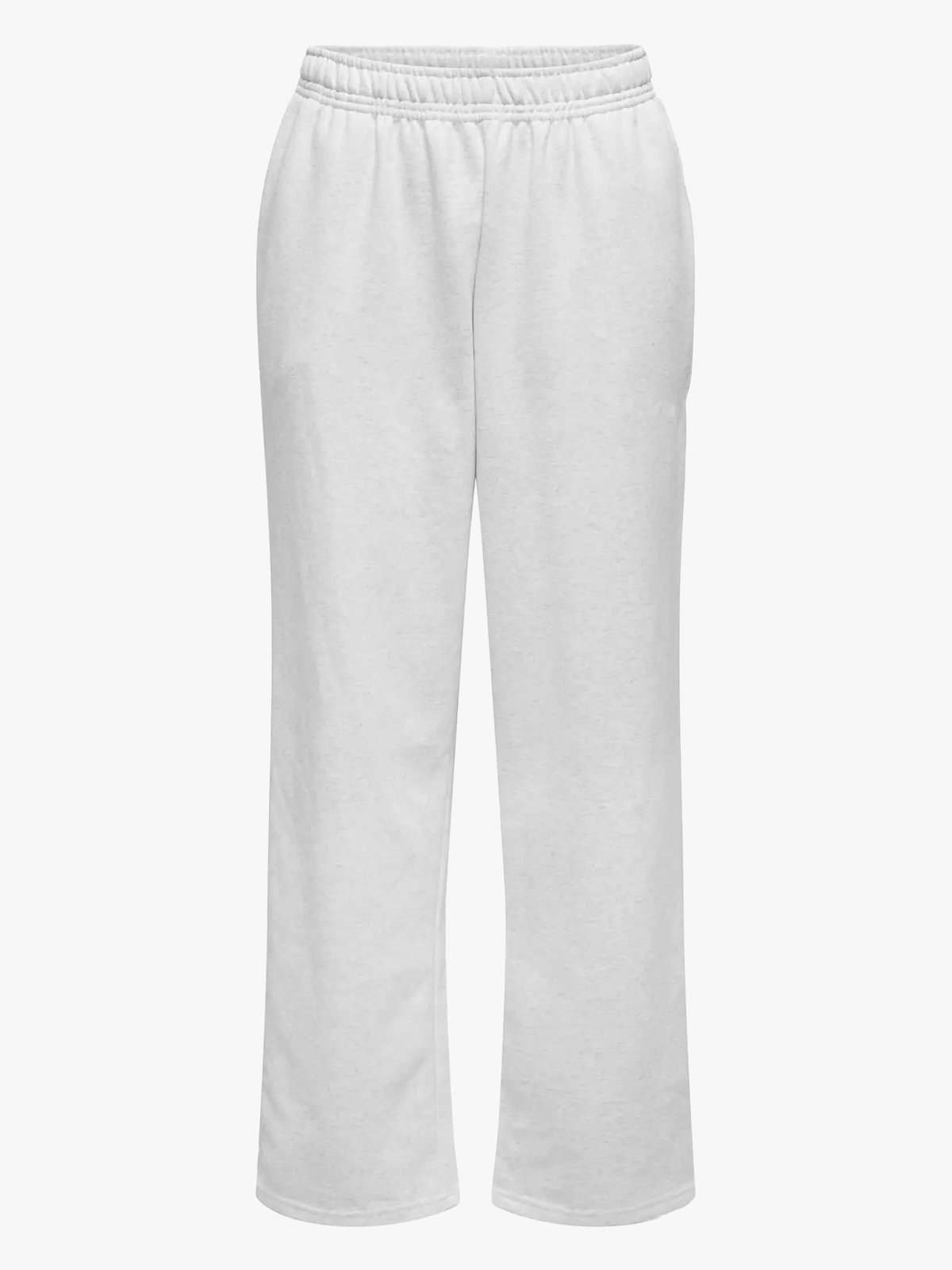 Only Daze Straight Pants Sweat Light Grey Melange