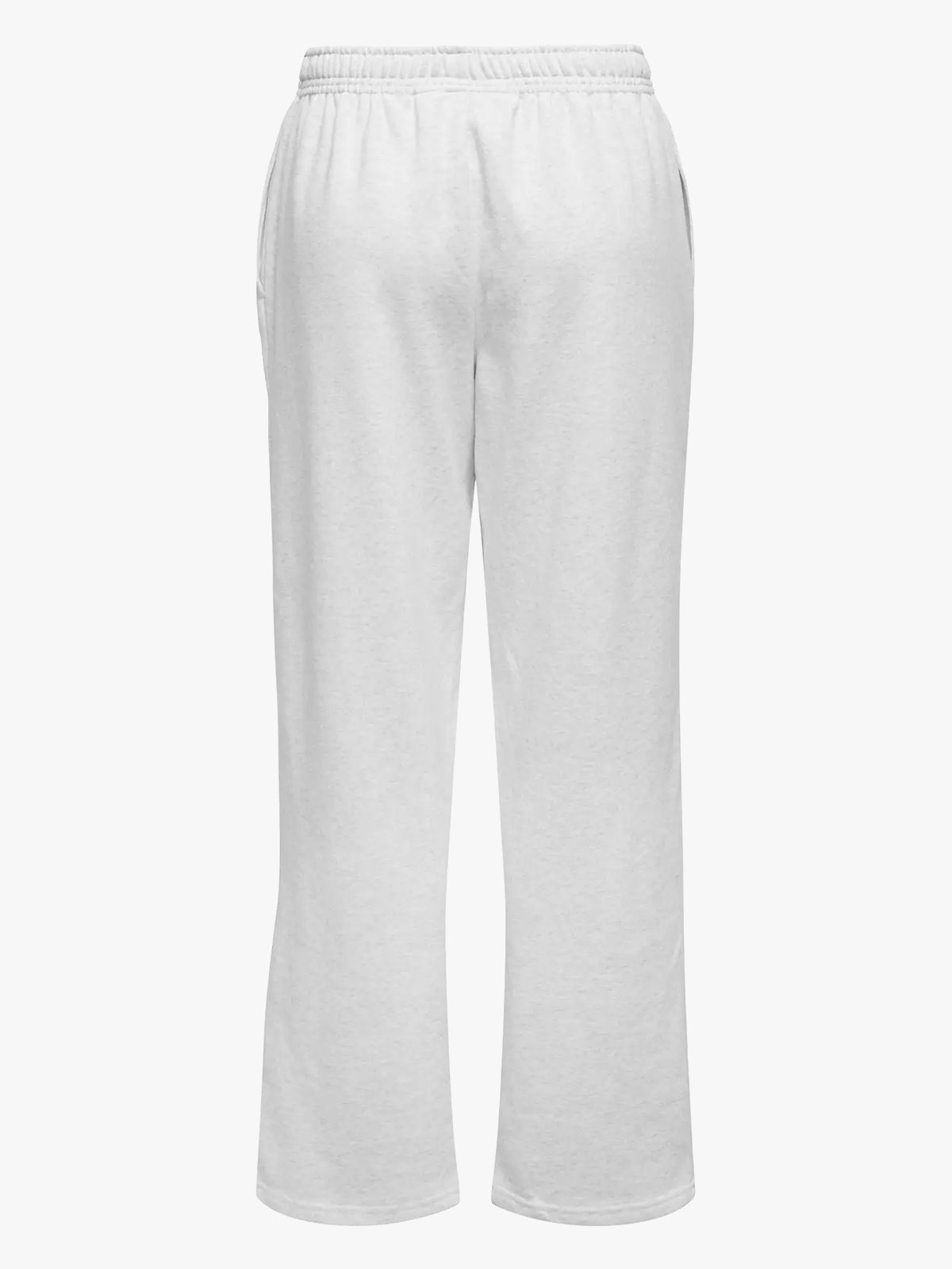 Only Daze Straight Pants Sweat Light Grey Melange