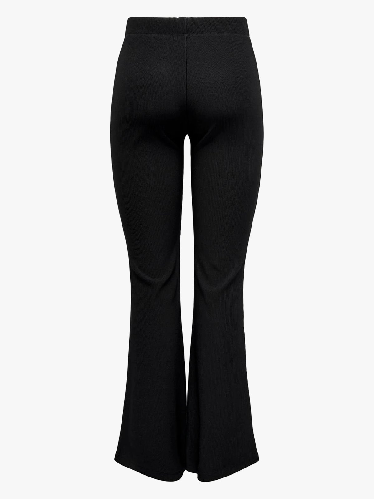 Only Fever Rib Flared Pants Black