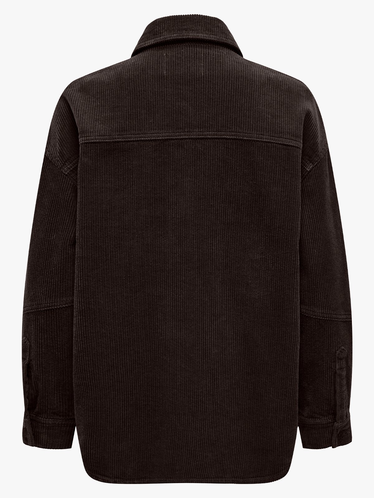 Only Tiggy Long Sleeve Cord Shacket Ganache