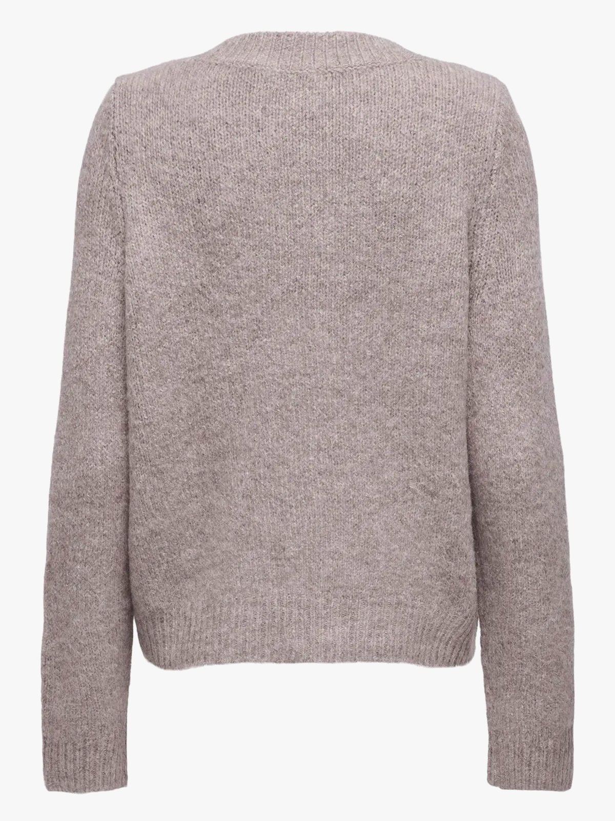 Only Zoey Long Sleeve Regular Cardigan Knit Woodsmoke Melange