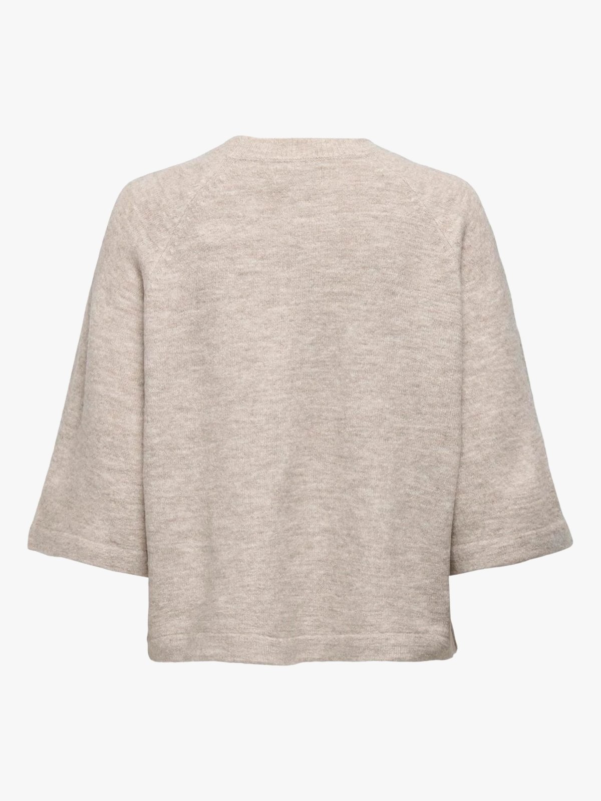 Only Simoni 3/4 Pullover Knit Pumice Stone Melange