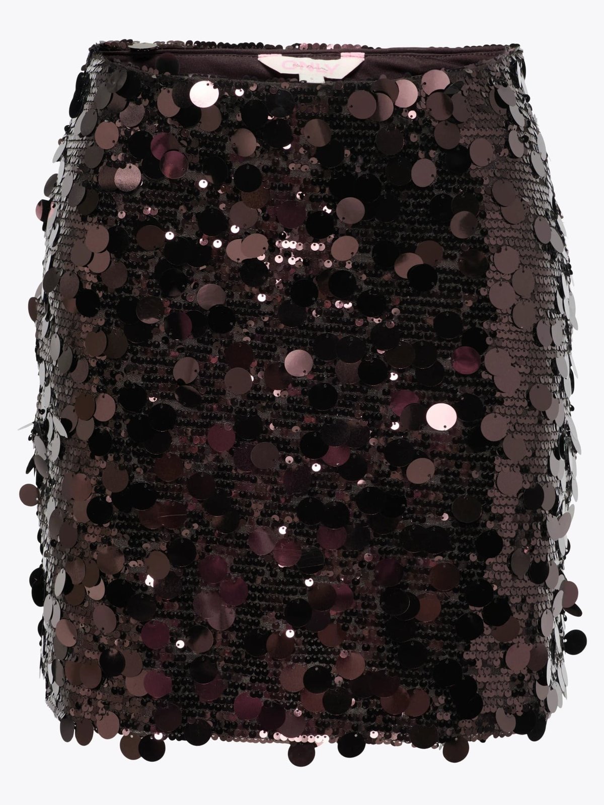 Only Jadel Sequins Skirt Coffee Bean W. COFFEE BEAN SEQUINS