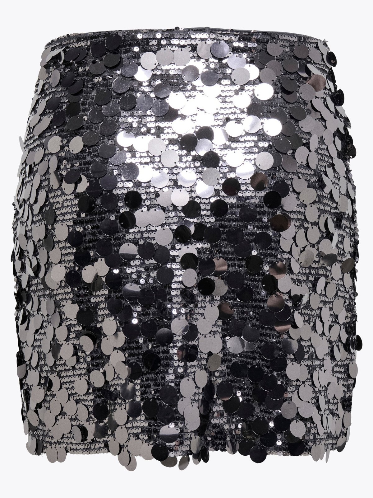 Only Jadel Sequins Skirt Gunmetal W. GUNMETAL SEQUINS