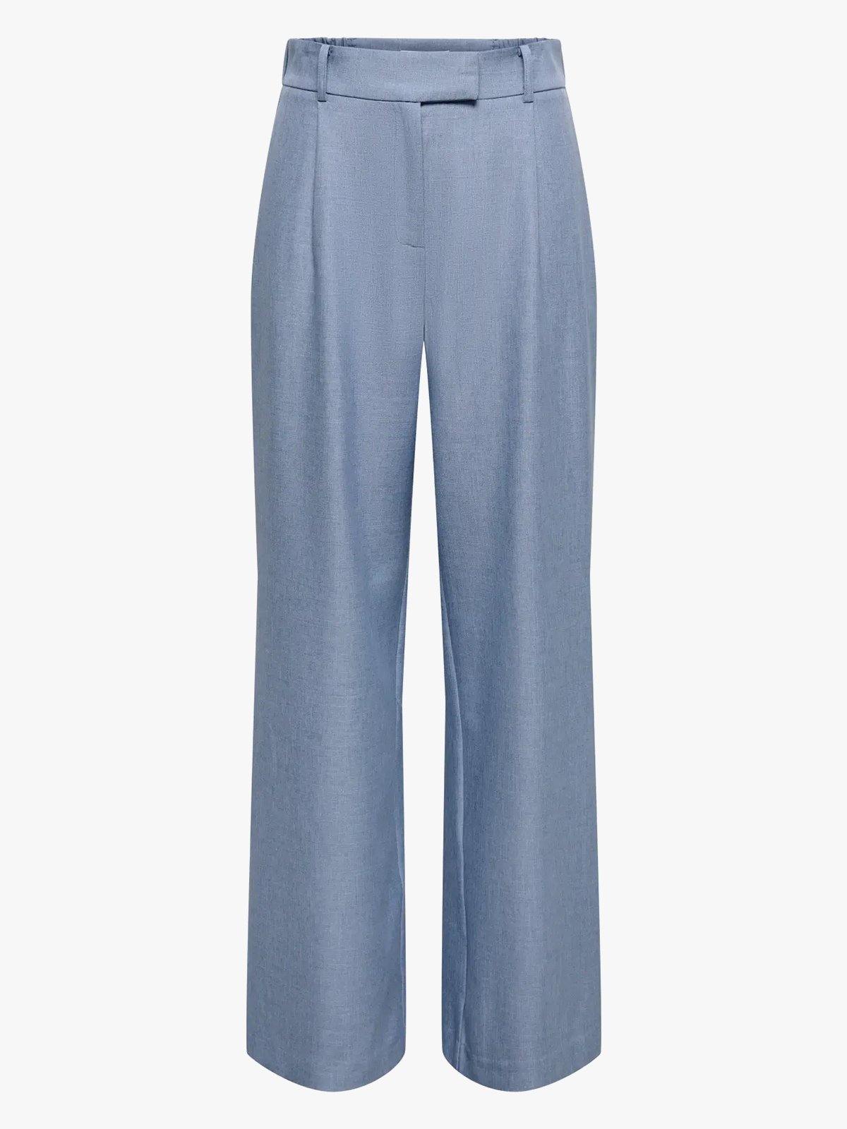 Only Linda High Waist Straight Mel Pants Vintage Indigo Melange