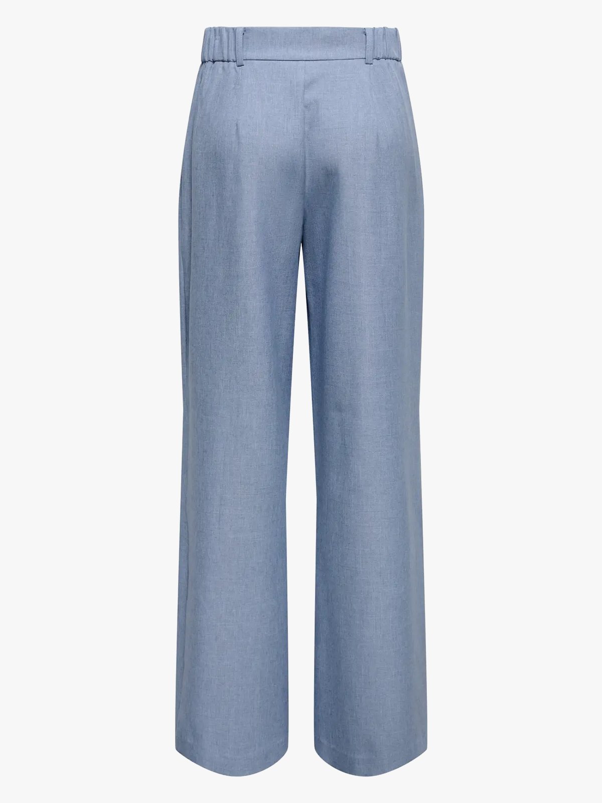 Only Linda High Waist Straight Mel Pants Vintage Indigo Melange