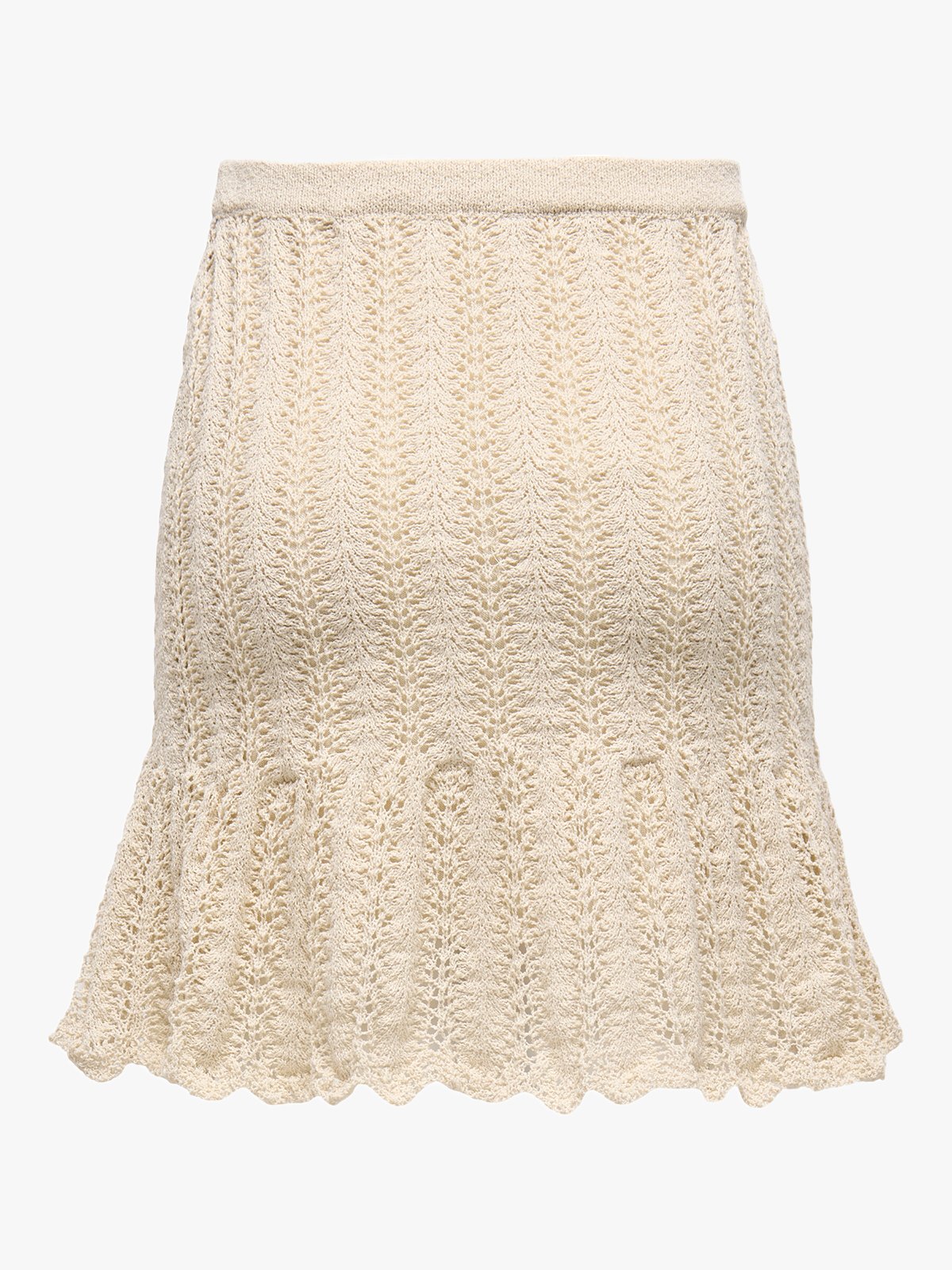 Only Erin Life Mid Waist Skirt Knit Birch