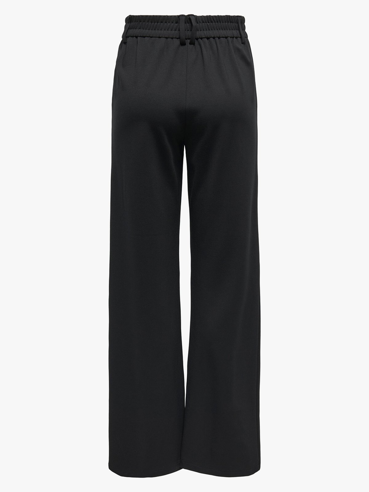 Only Poptrash Life Mid Waist Straight Pant Black