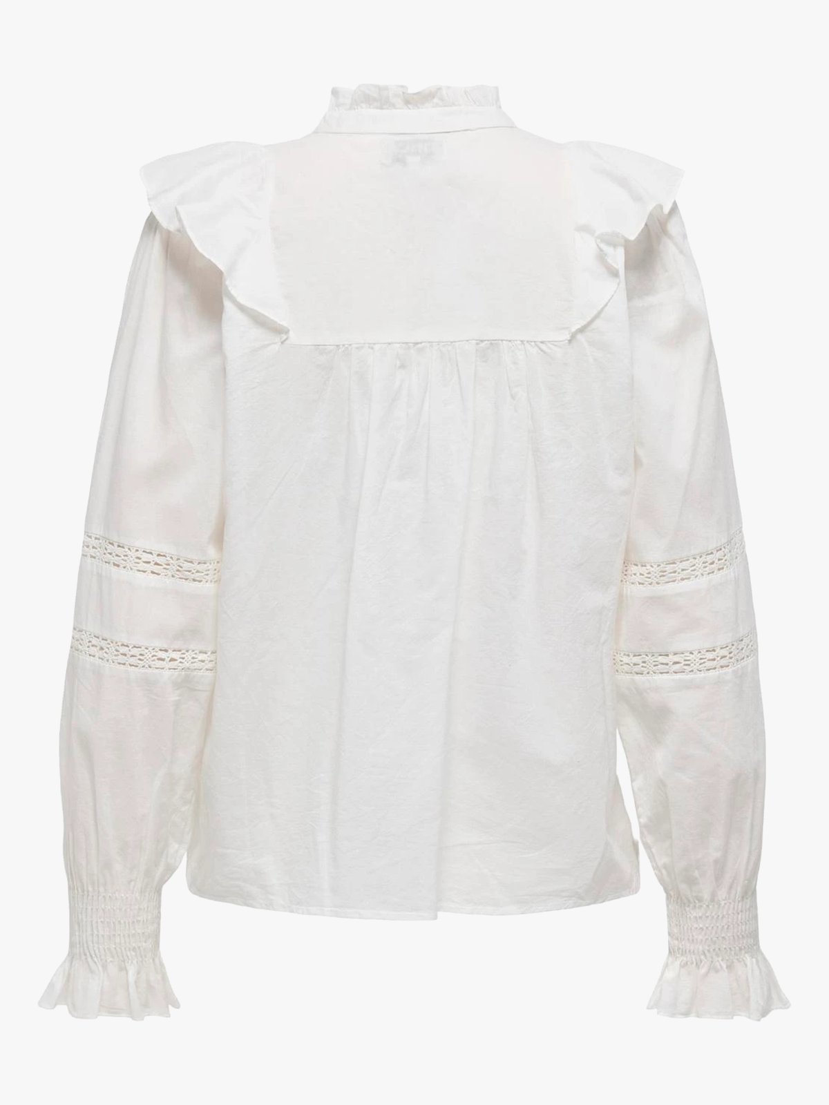 Only Julia Life Long Sleeve Blouse Cloud Dancer