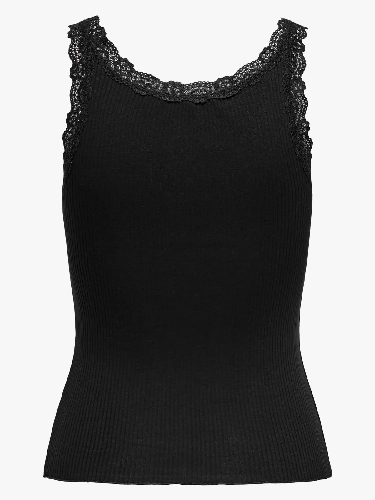 Only Sara Sharai Lace Tank Top Black