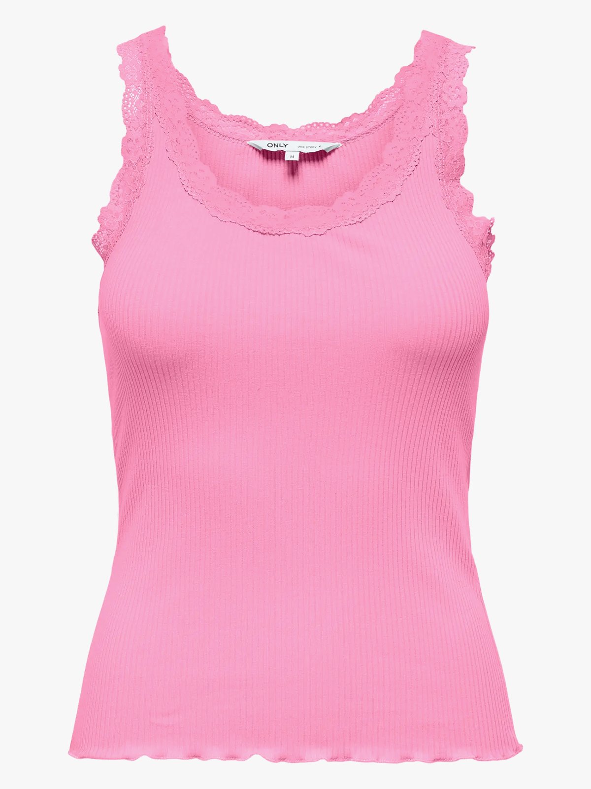 Only Sara Sharai Lace Tank Top Begonia Pink