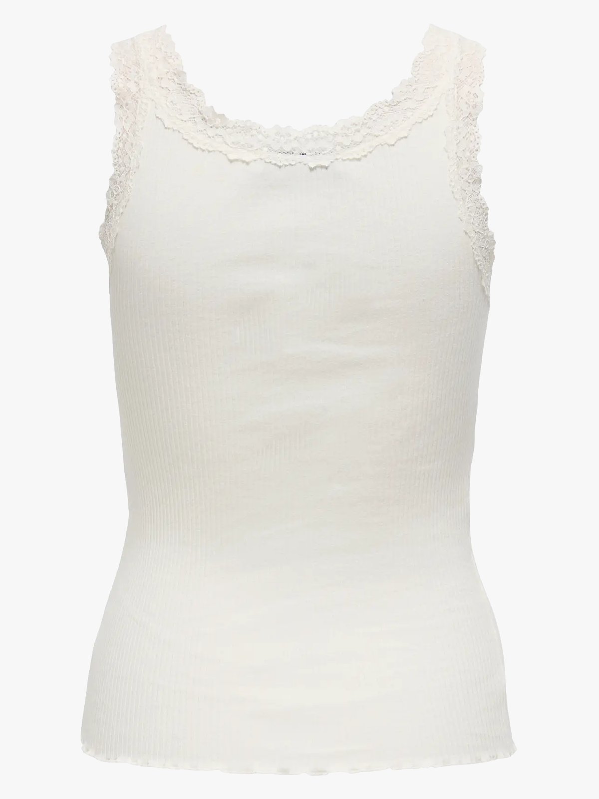 Only Sara Sharai Lace Tank Top Cloud Dancer