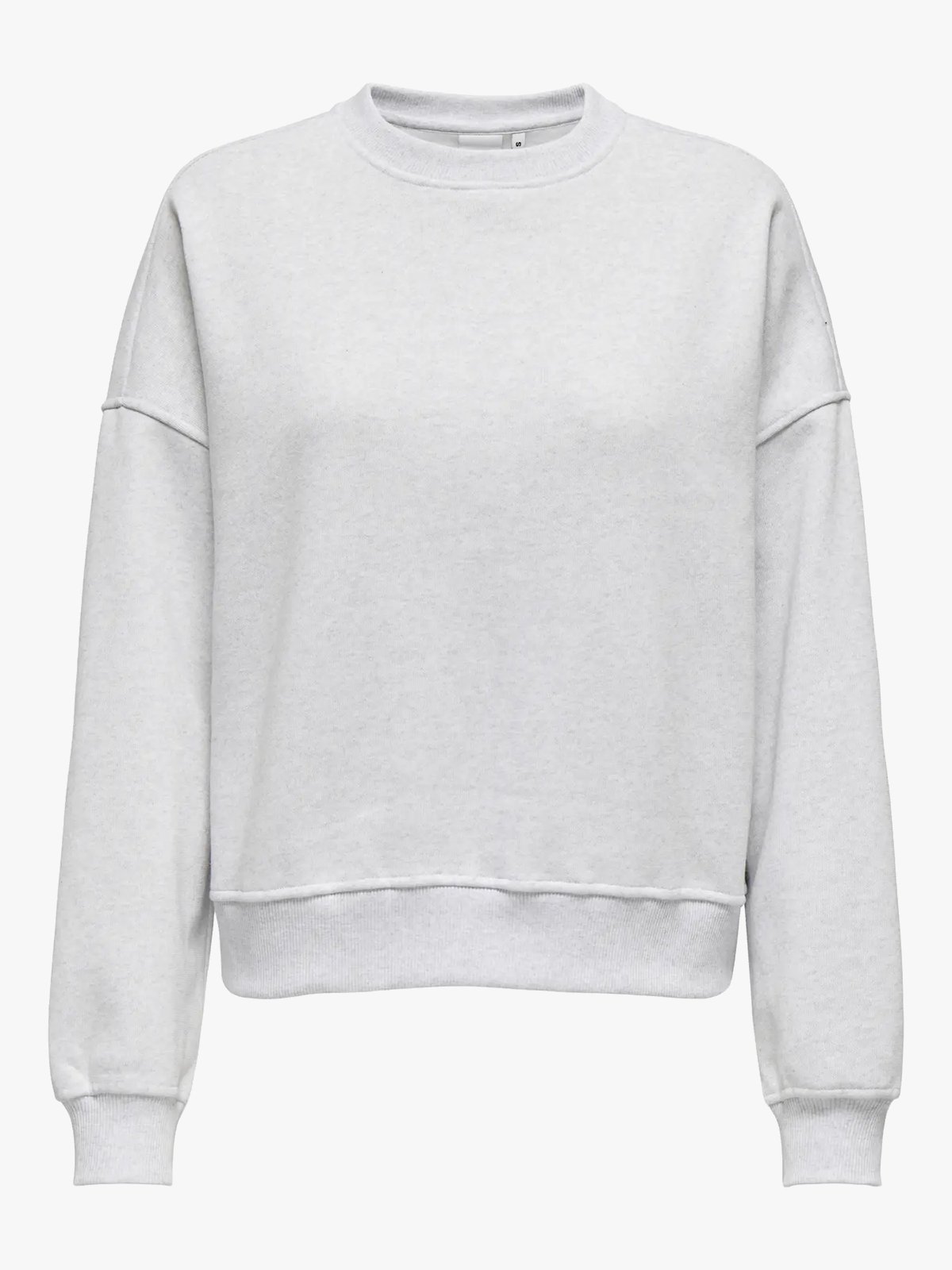 Only Daze Long Sleeve Crew Neck Sweat Light Grey Melange