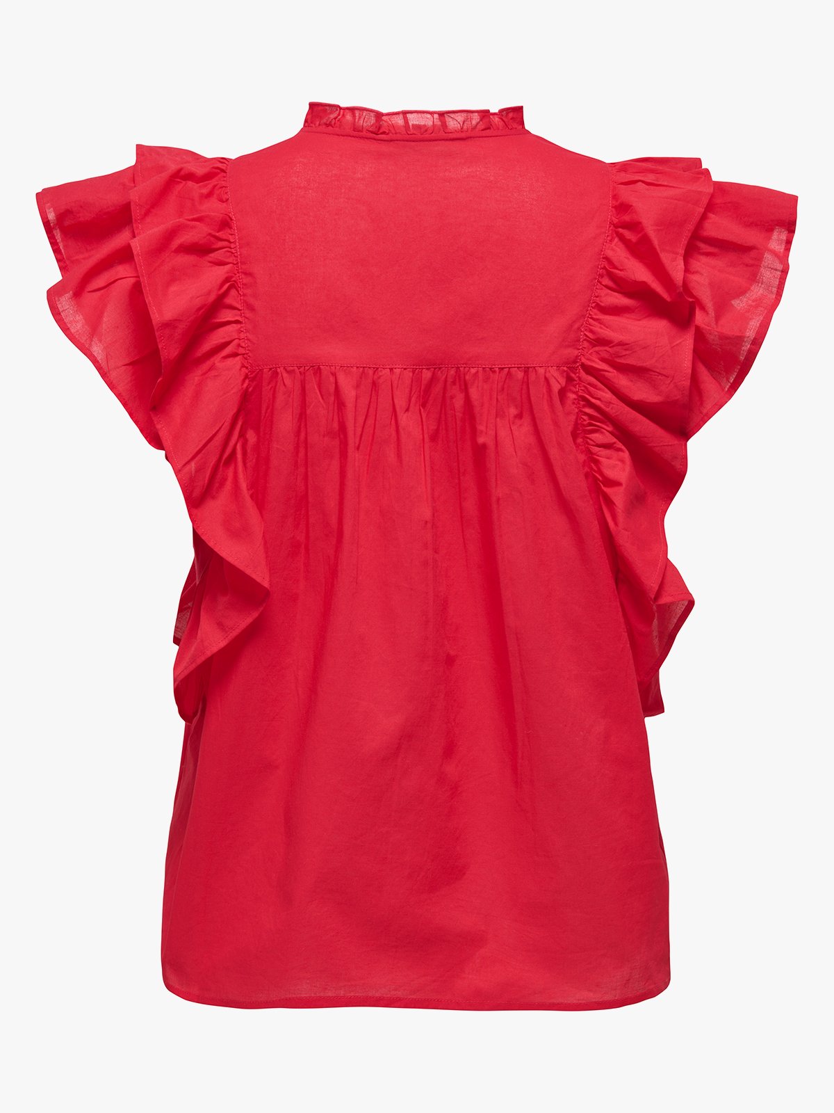 Only Sunny Capsl Frill Top High Risk Red