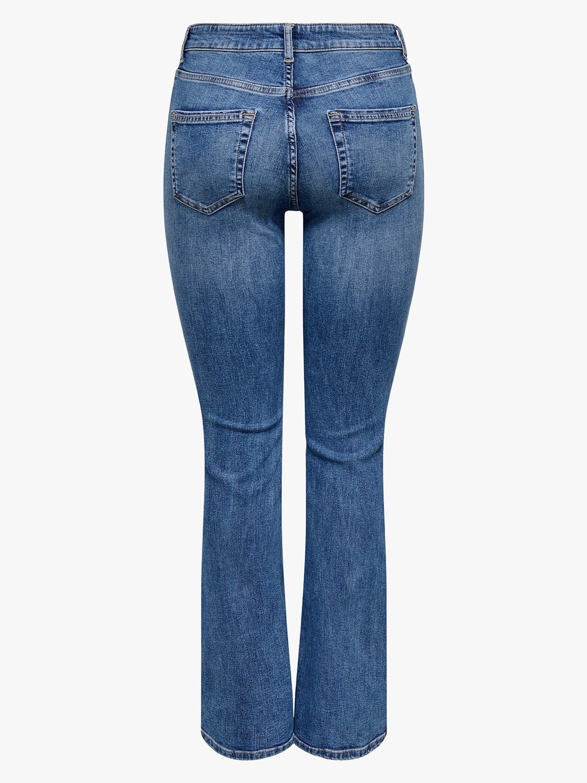 Only Blush Mid Waist Flared Rhineston Denim Medium Blue Denim