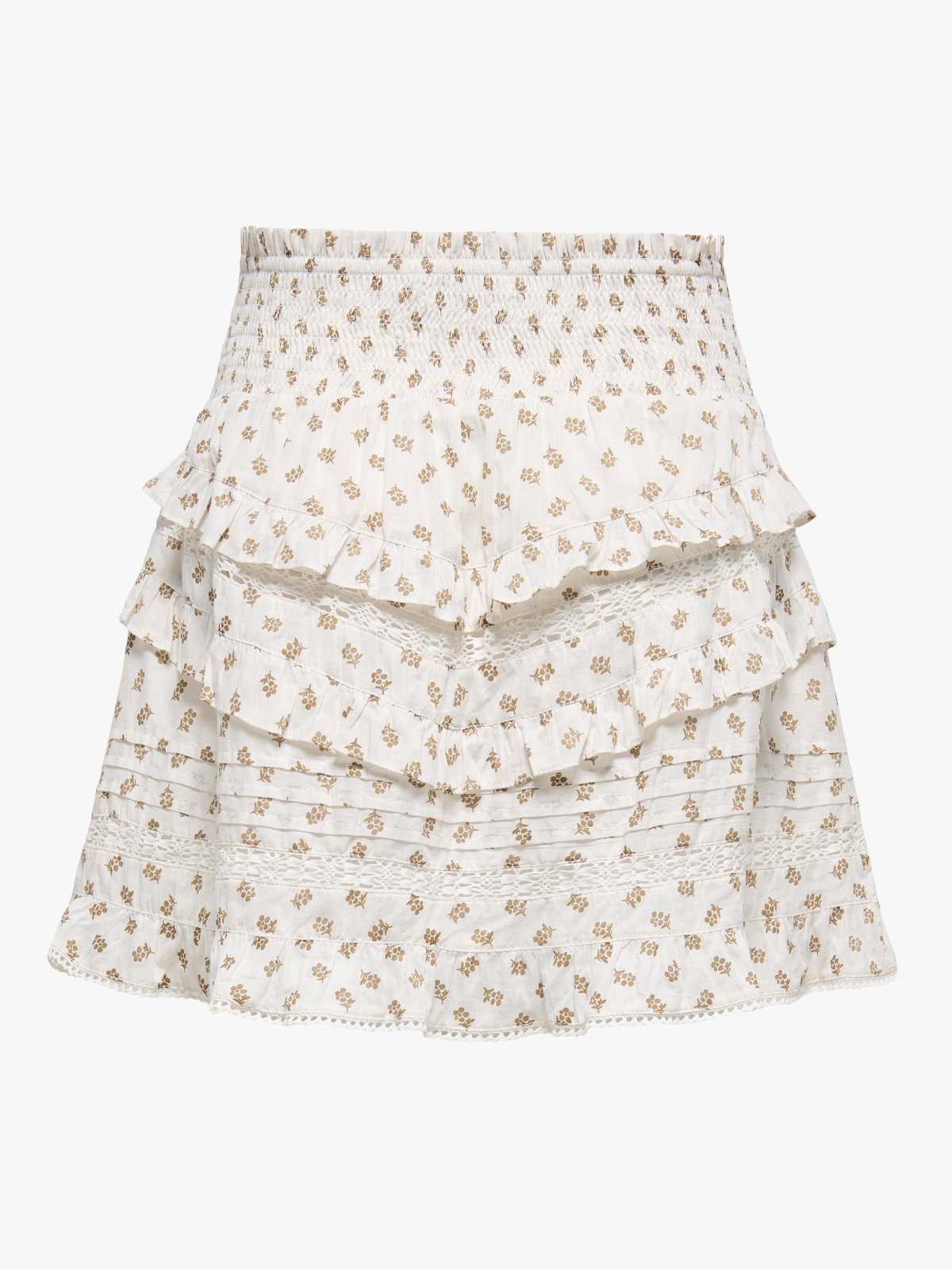 Only Jasmin Flounce Skirt Cloud Dancer