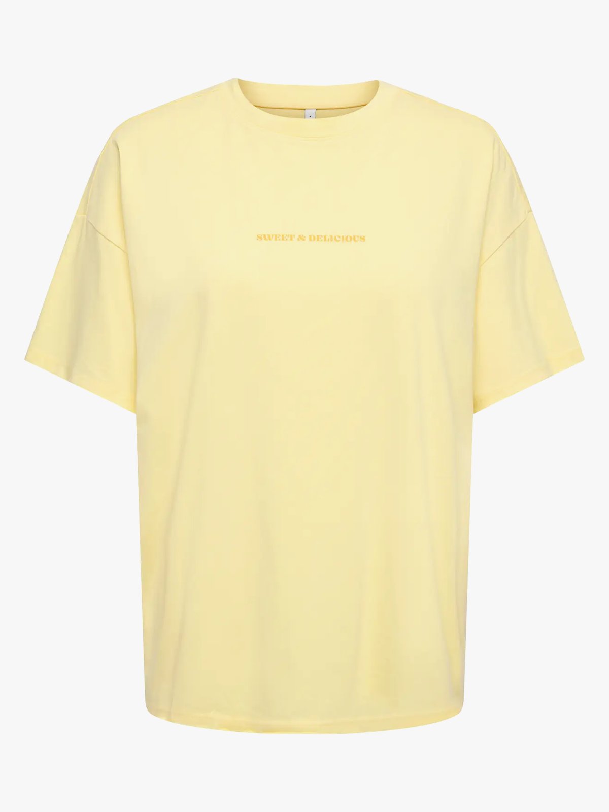Only Kinna Short Sleeve Oversize Top Sunlight Pineapple tropical jungle