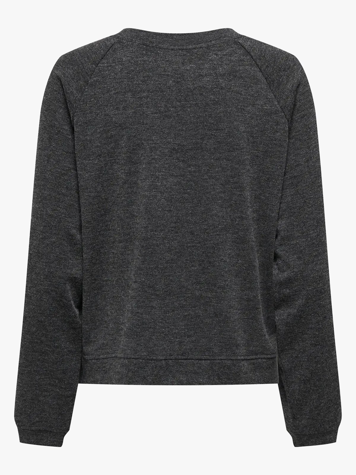 Only Kaya Life Long Sleeve Top JRS Dark Grey Melange