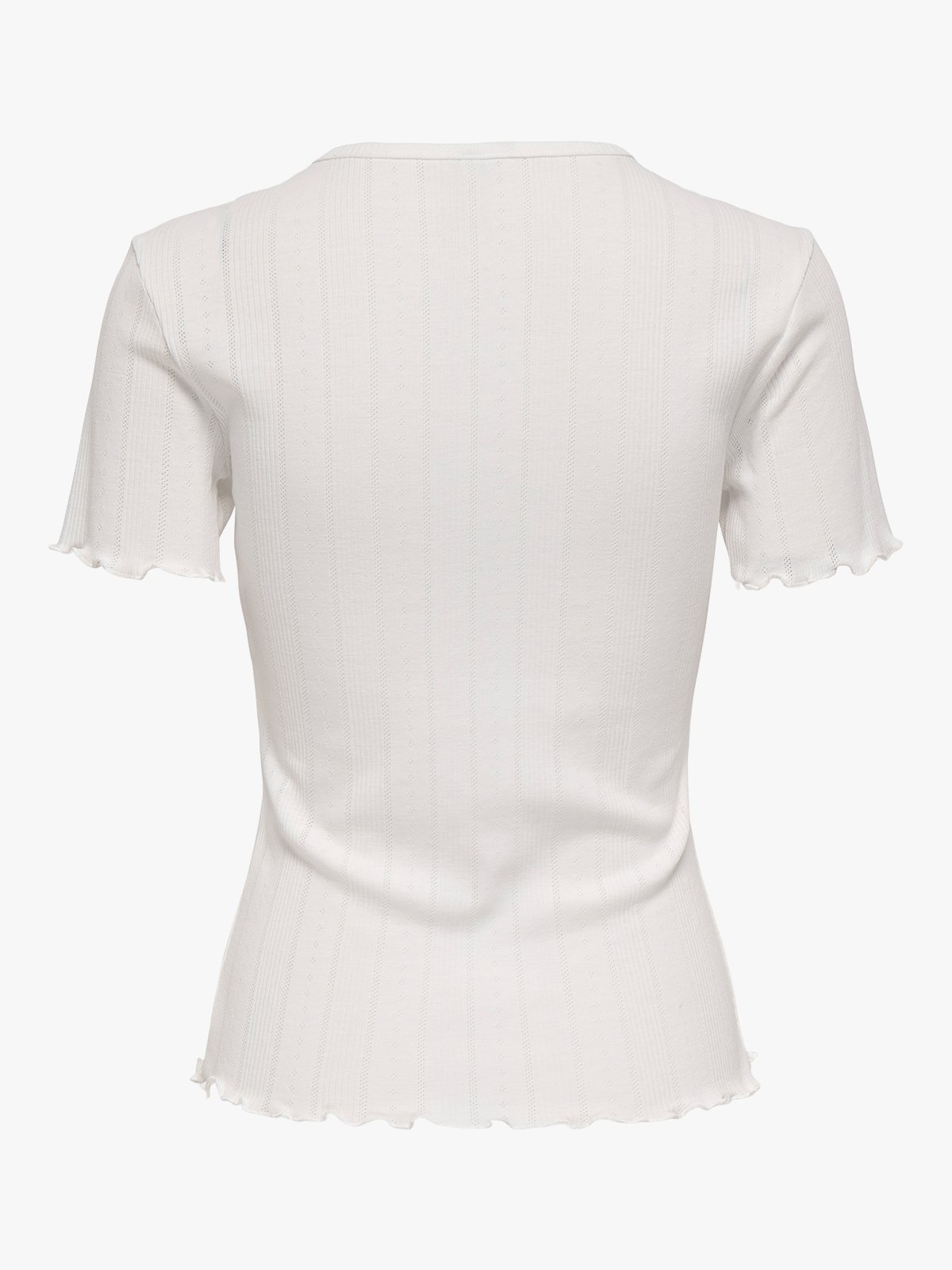 Only Tenna Life O-Neck Short Sleeve Top CLOUD DANCER