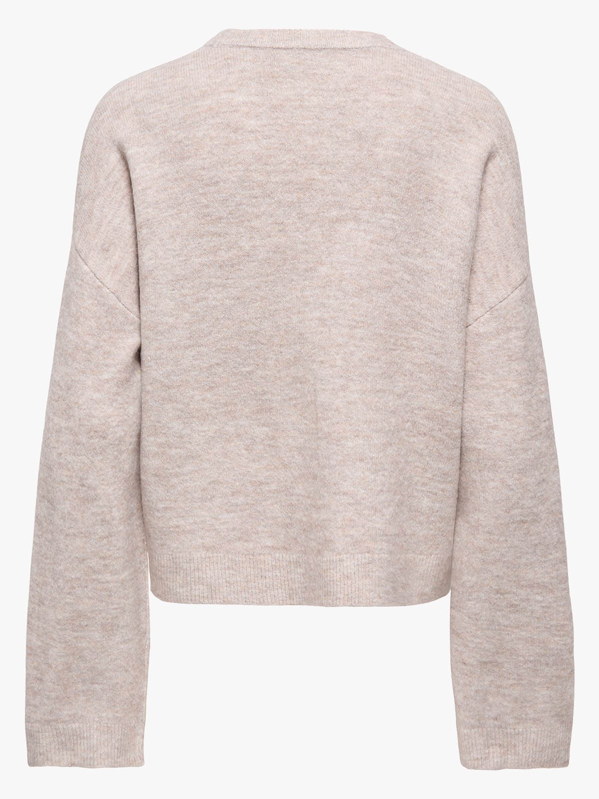 Only Simoni Long Sleeve O-Neck Pullover Pumice Stone