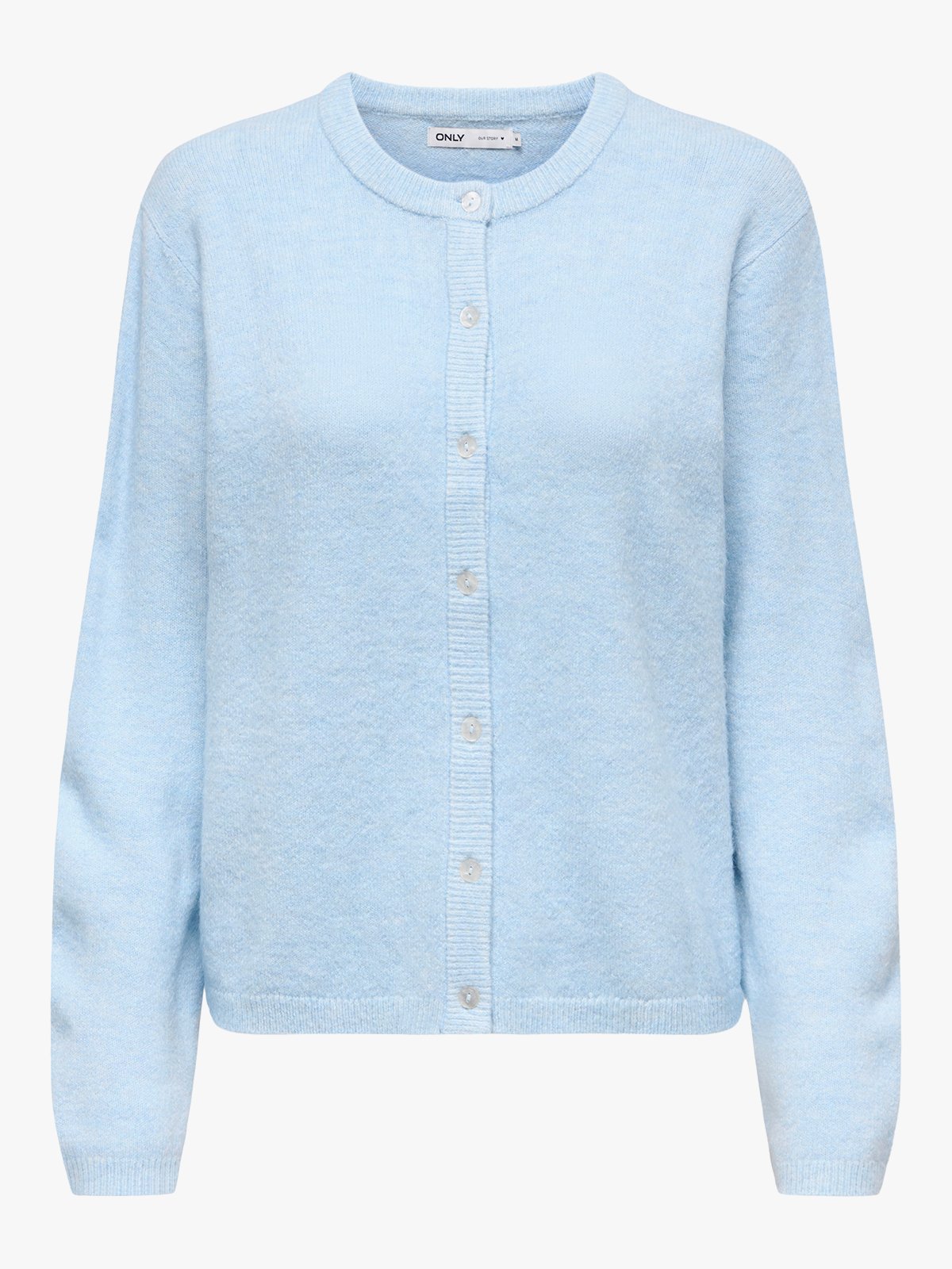 Only Simoni Long Sleeve O-Neck Cardigan Cashmere Blue