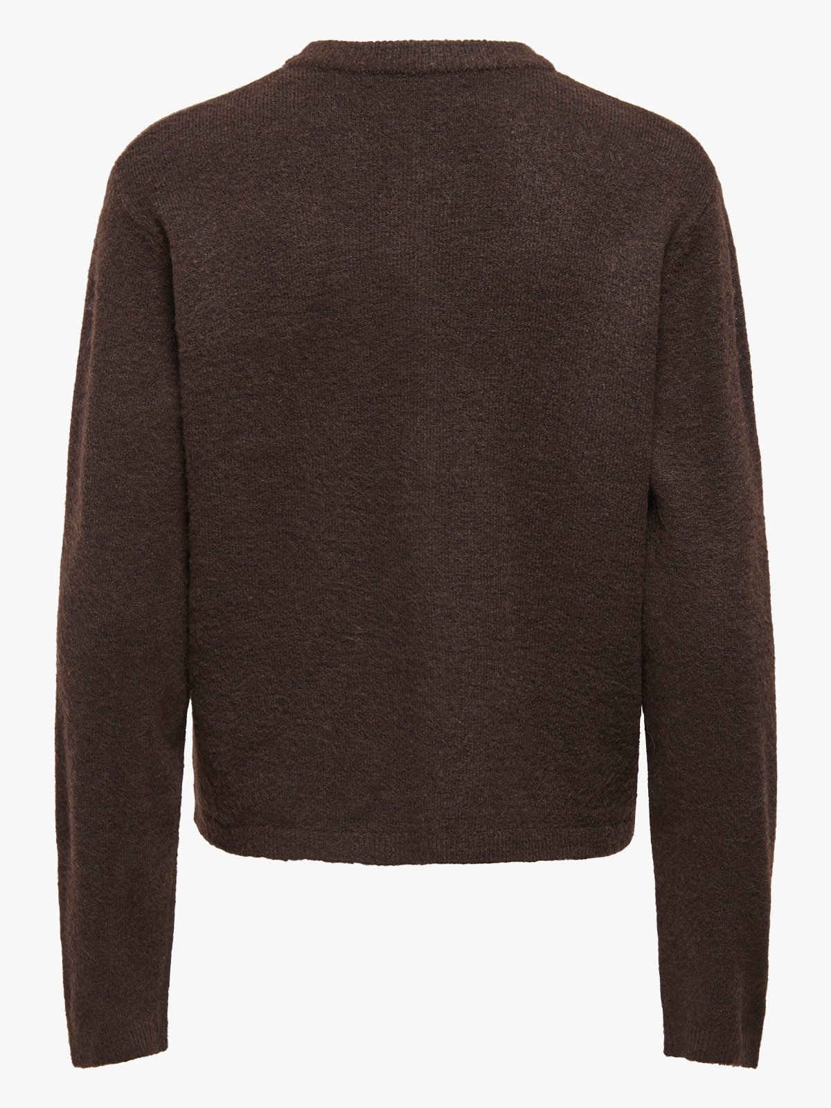 Only Simoni Long Sleeve O-Neck Cardigan Coffee Bean Melange
