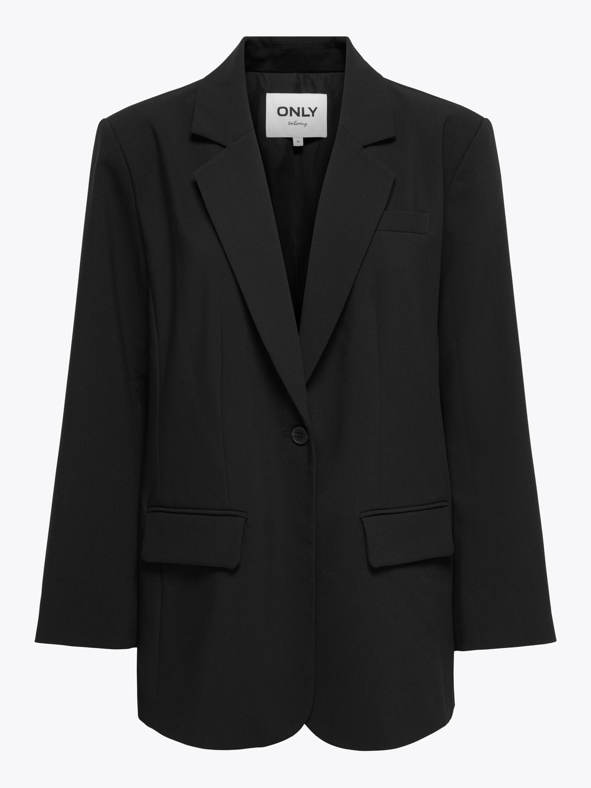 Only Linda Raven Long Sleeve BF Blazer Sort