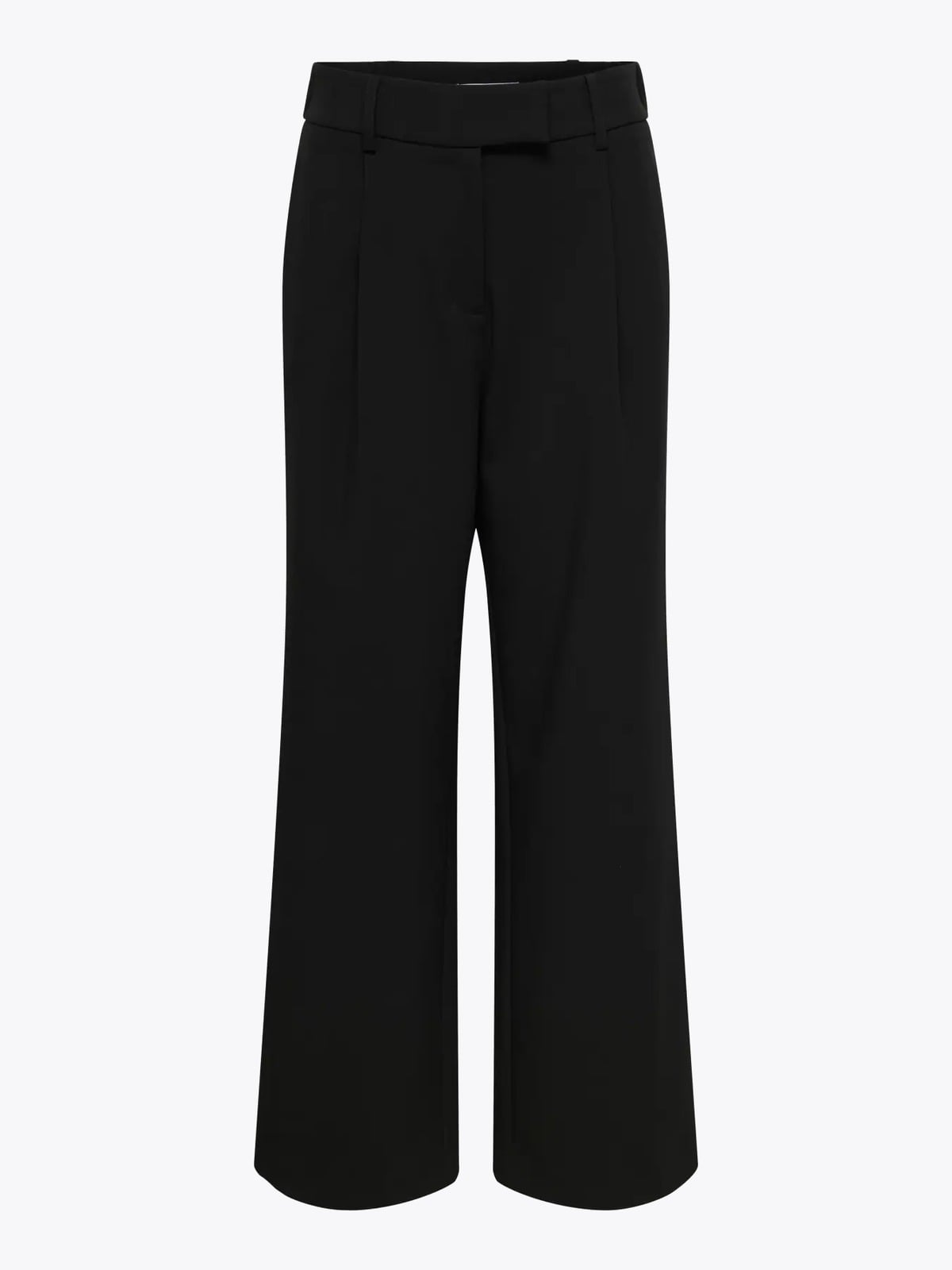 Only Linda Raven High Waist Straight Pant Sort