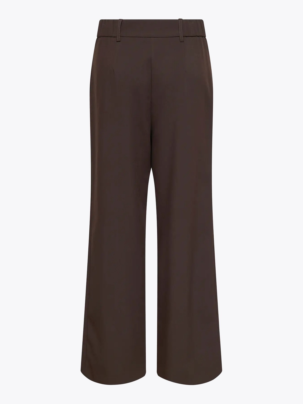 Only Linda Raven High Waist Straight Pant Coffee Bean