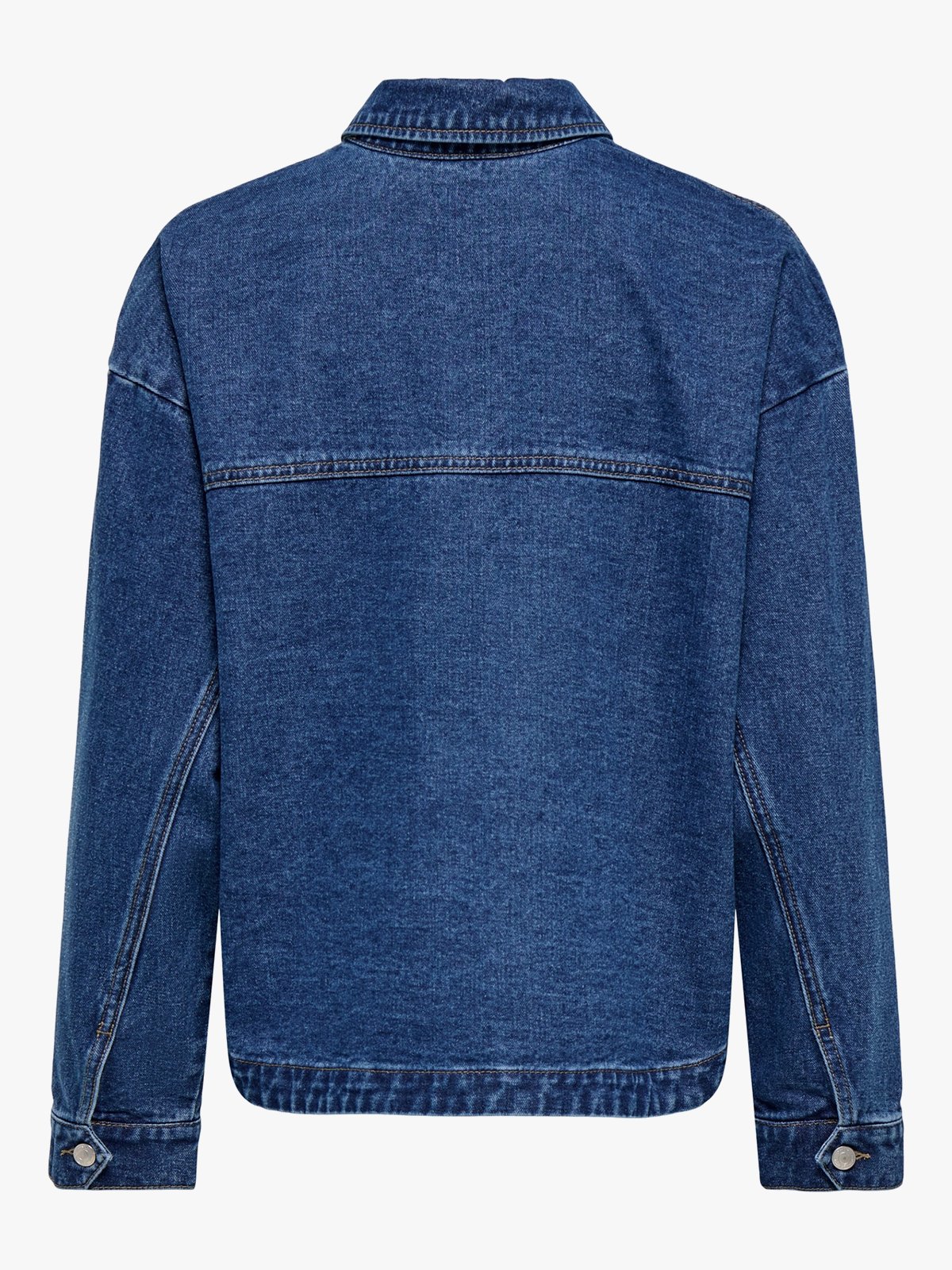 Only Ferbie Long Sleeve Denim Shacket Medium Blue Denim