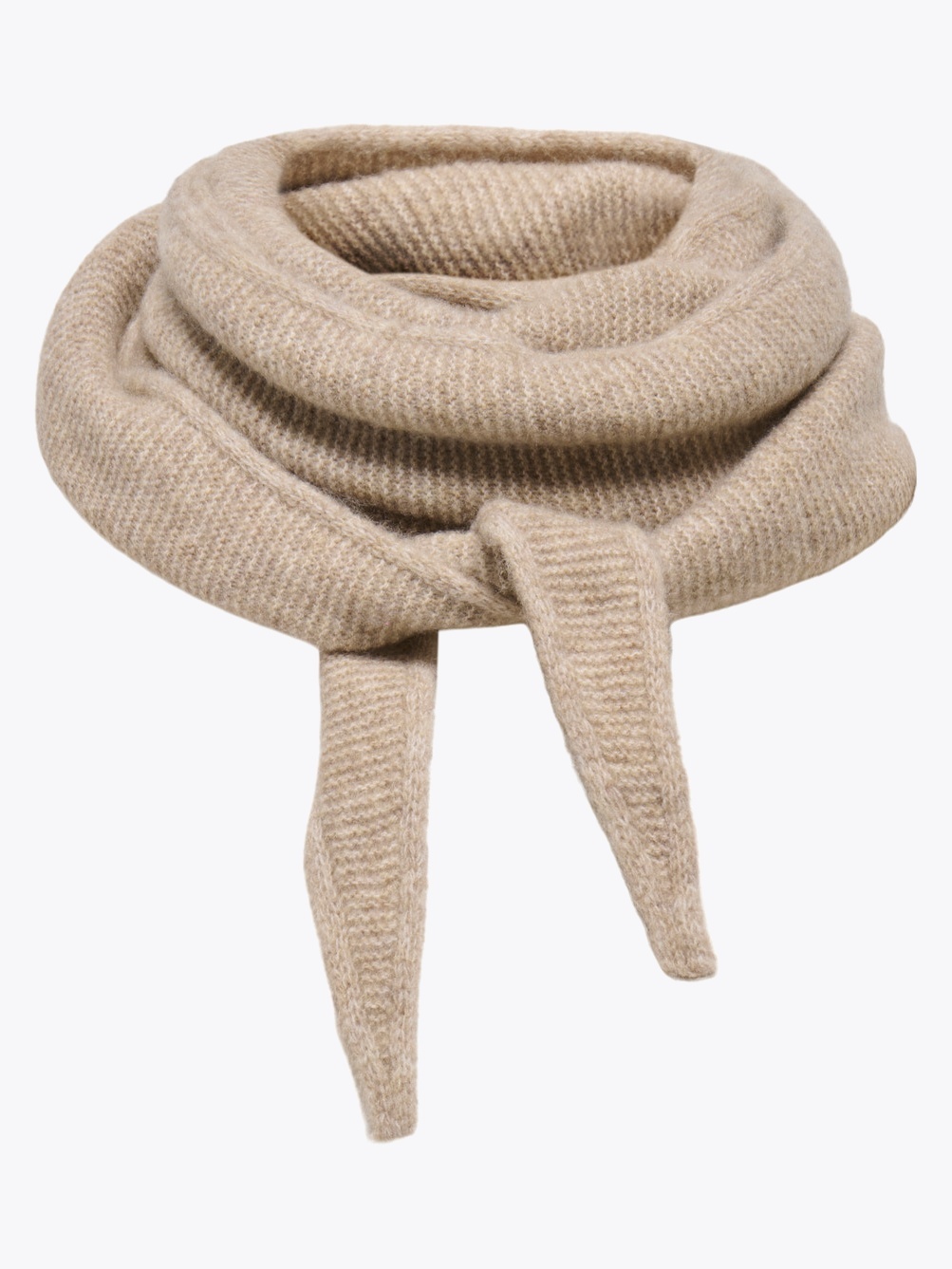 Only Bolette Knitted Scarf Silver Mink Melange