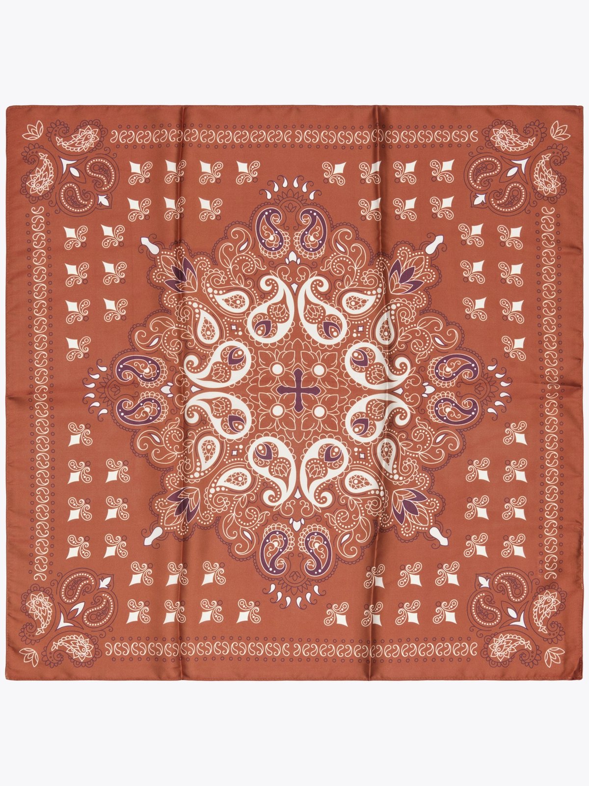 Only Emma Large Printed Satin Scarf Picante