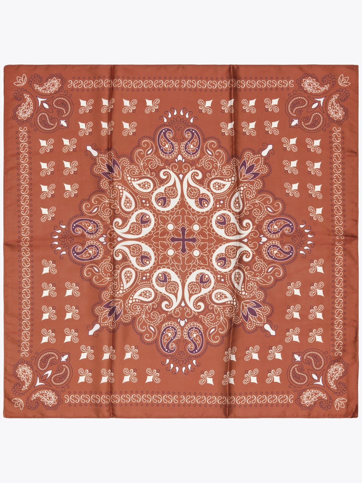 Only Emma Large Printed Satin Scarf Picante
