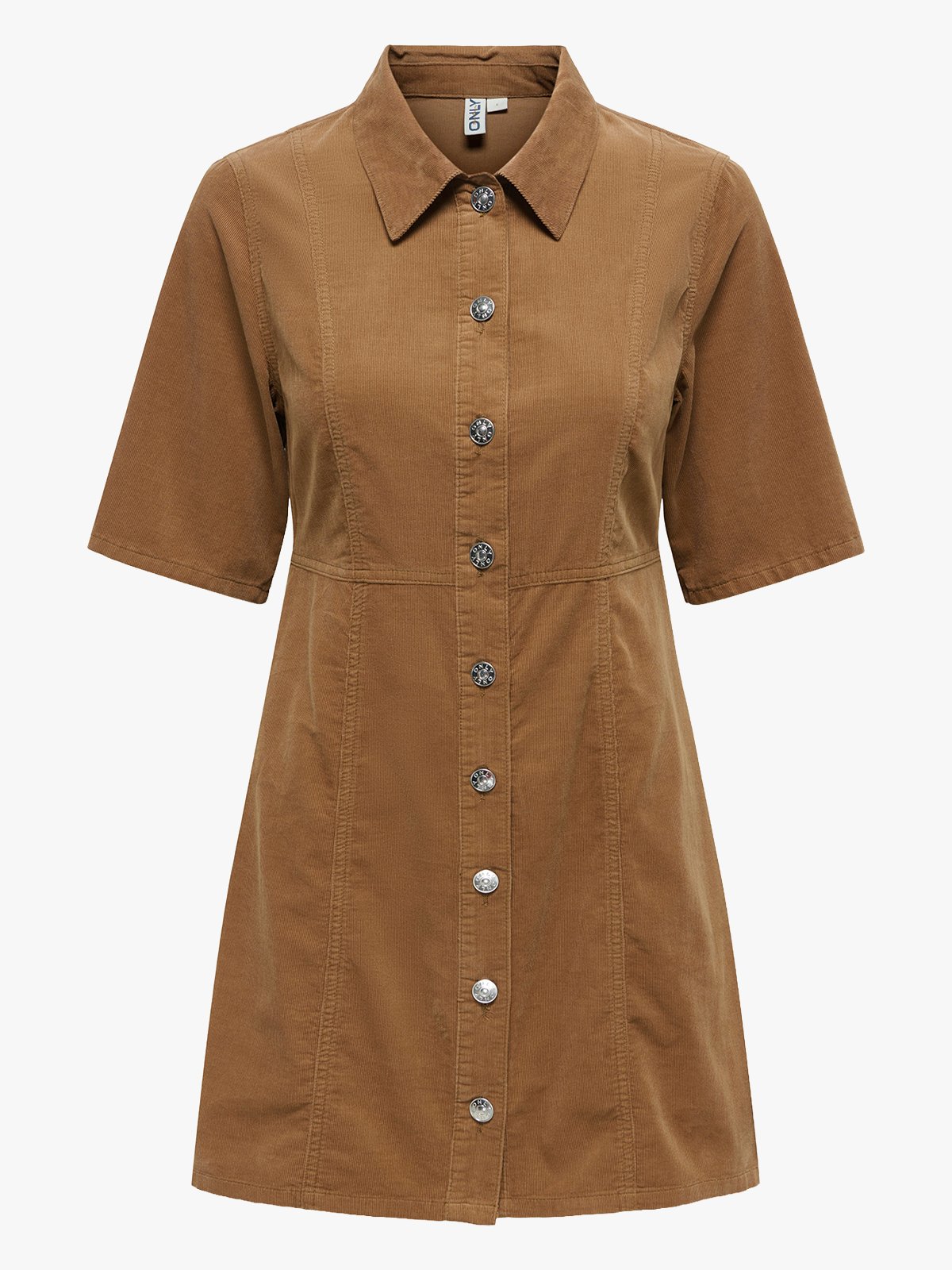 Only Aime 2/4 Short Cord Button Dress Bison