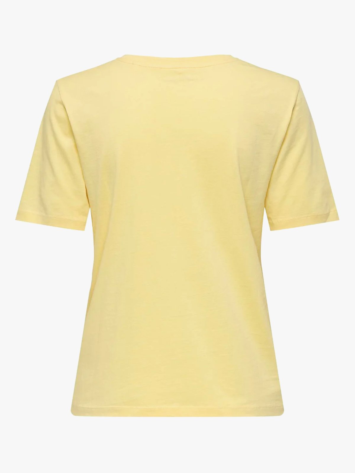 Only Happy Life Short Sleeve O-Neck Tee Sunlight