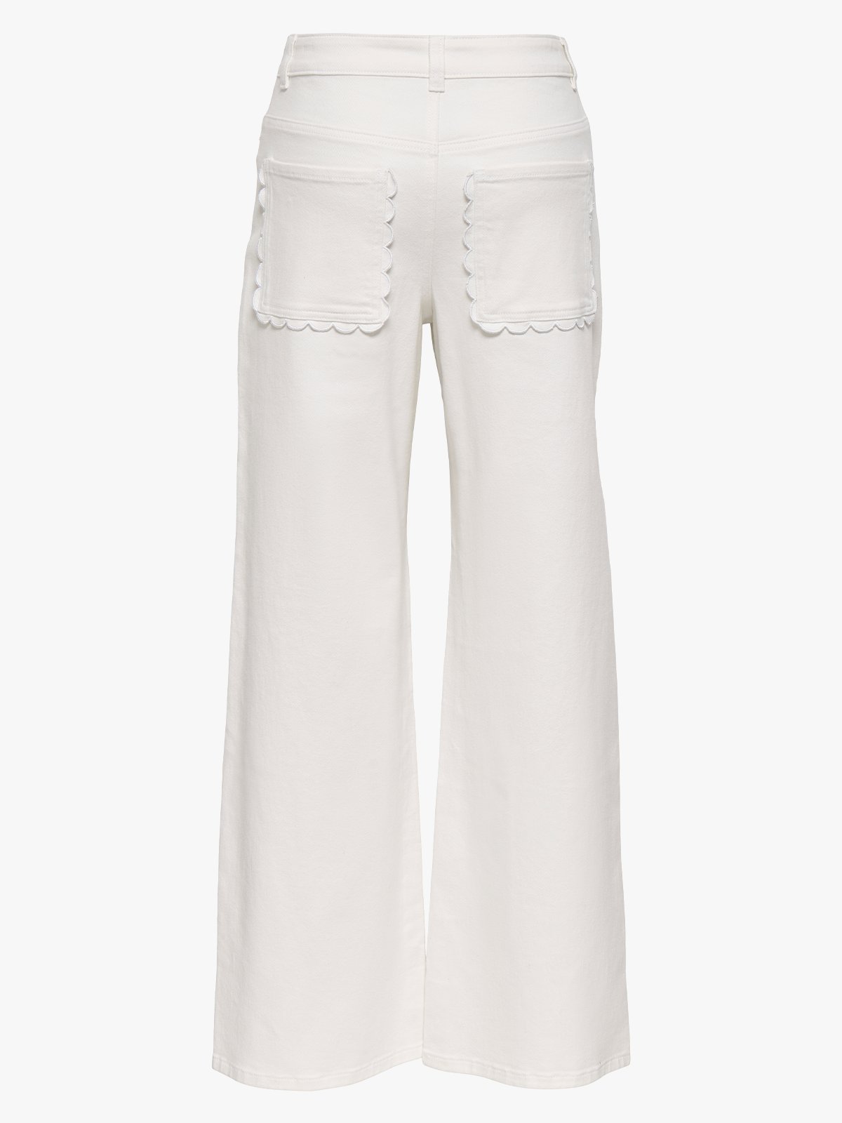 Only Madison-Sille High Waist Pocket Pant Bright White