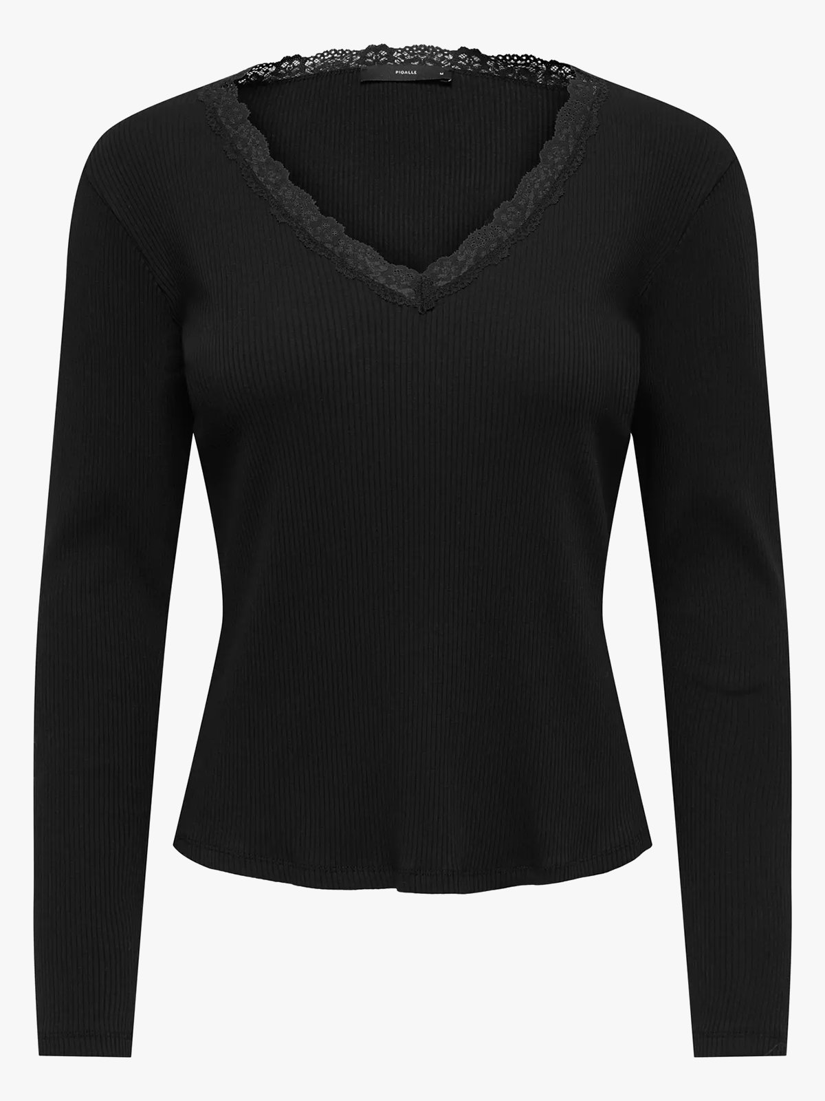 Only Sara Sharai Long Sleeve V-Neck Top Black