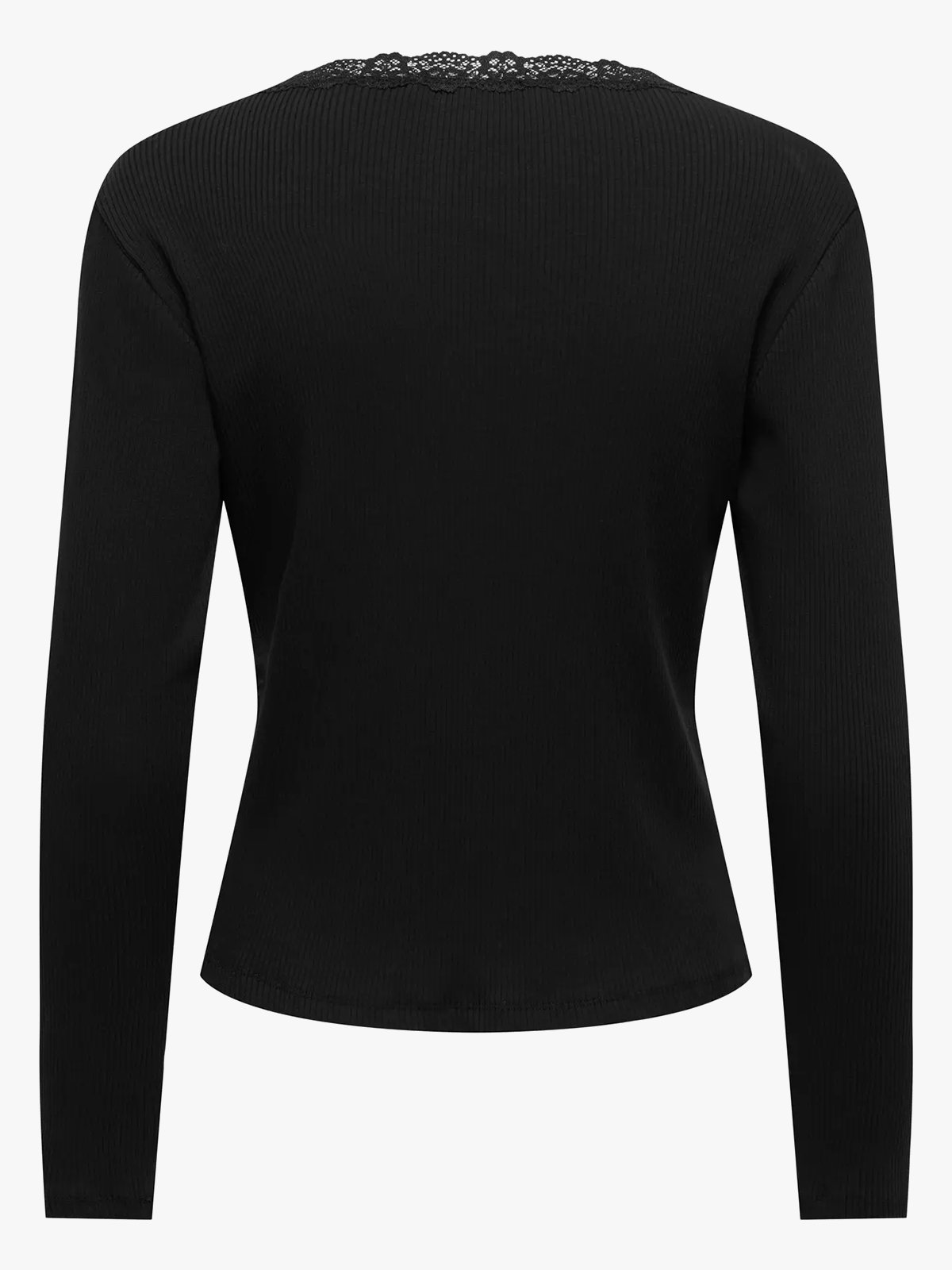Only Sara Sharai Long Sleeve V-Neck Top Black