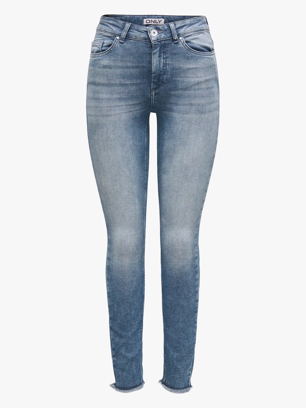 Only Blush Mid RW Denim Special Blue Grey Denim