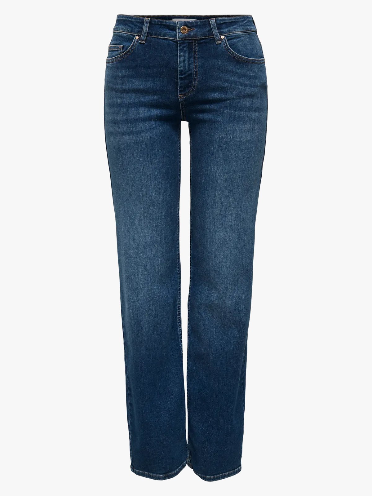 Only Blush Mid RW Denim Dark Blue Denim