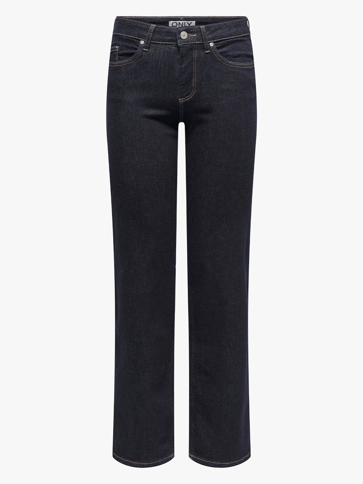 Only Blush Mid Regular Waist Denim Dark Blue Denim